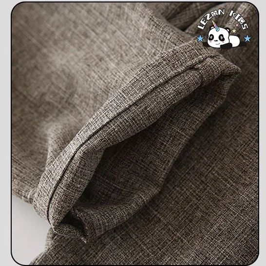 LEZONKIDS - High Quality Wholesale Boys Vest Suit Three Piece Shirt Pant Set Baby Boy Cotton Clothing Set for Birthday
